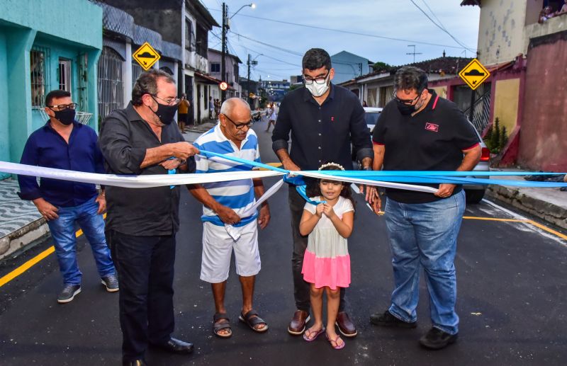 Inauguração asfáltica travessa We 28 na Cidade Nova VIII