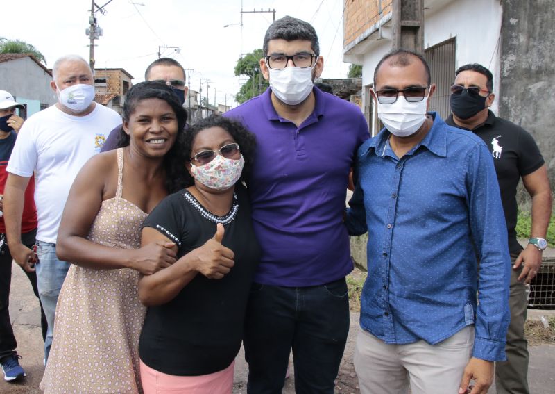 Assinatura de ordem de serviço de recapeamento asfáltico da Av. beira rio