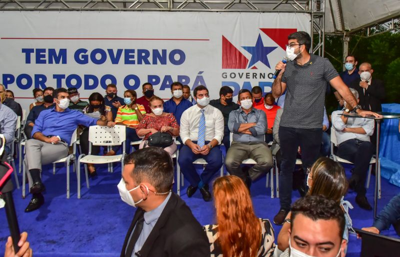 Assinatura de ordem de serviço das obras do Polo da Universidade do Pará granja Icui