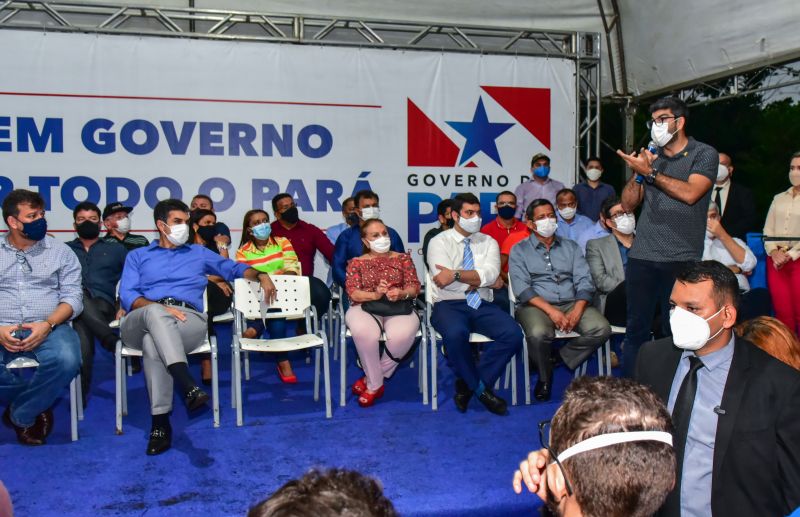 Assinatura de ordem de serviço das obras do Polo da Universidade do Pará granja Icui