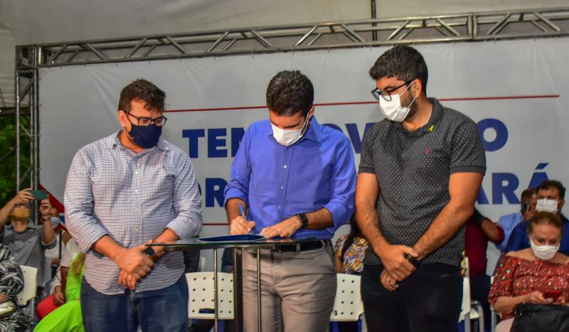 Assinatura de ordem de serviço das obras do Polo da Universidade do Pará granja Icui