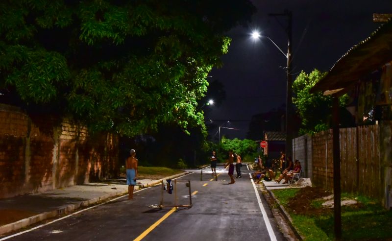 Inauguração asfáltica, pass. Gerson Monteiro, Pass. Ramos, Pass. Santa Fé, Pass. Amelio Tavares, Rua Raimundo Nonato, Rua Carlos Roberto, Trav. Segio Naru e Passagem Teixeira