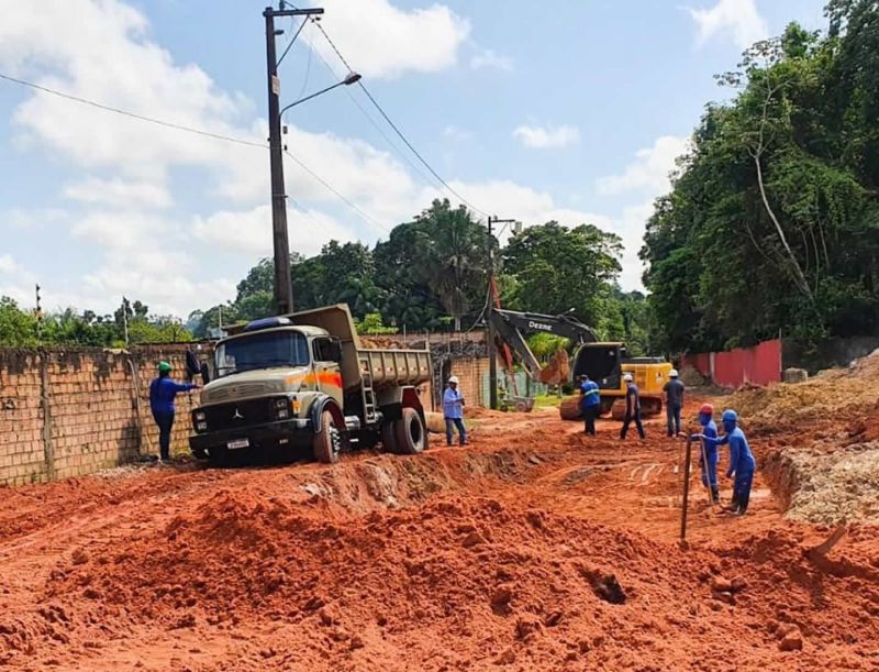 A Prefeitura de Ananindeua está trabalhando no bairro de Águas Lindas. O bairro  vem recebendo um volume grande de obras de infraestrutura