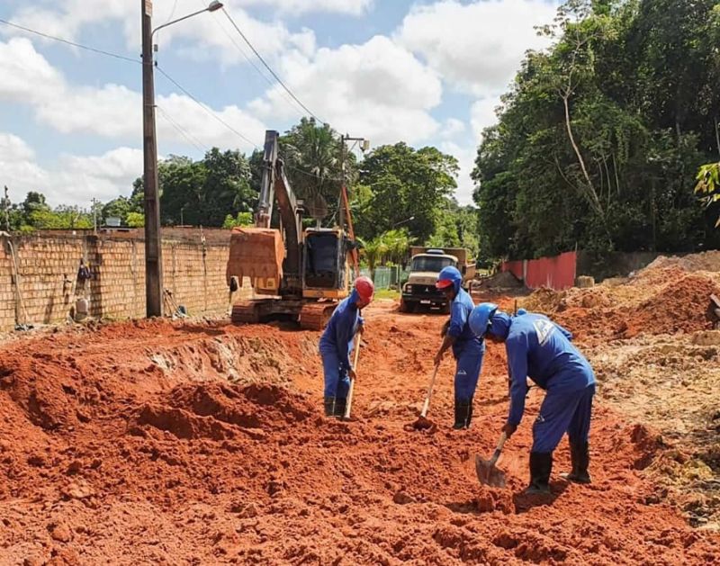 A Prefeitura de Ananindeua está trabalhando no bairro de Águas Lindas. O bairro  vem recebendo um volume grande de obras de infraestrutura