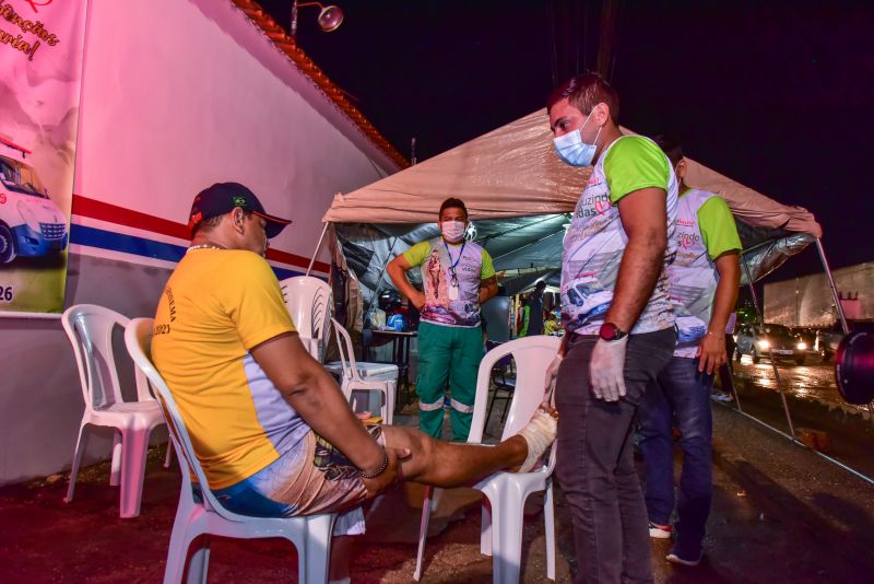 Romeiros na BR, posto de apoio Igreja Nossa Senhora Do Carmo