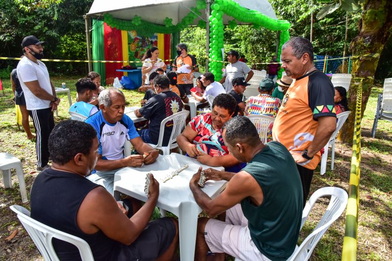 Jogos no Quilombo de Abacatal em Anannindeua