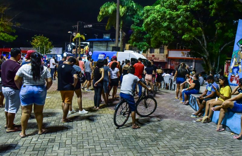 orujão da vacinação Praça da Biblia