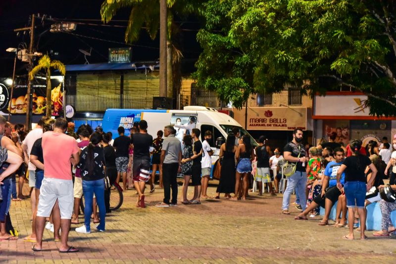 orujão da vacinação Praça da Biblia