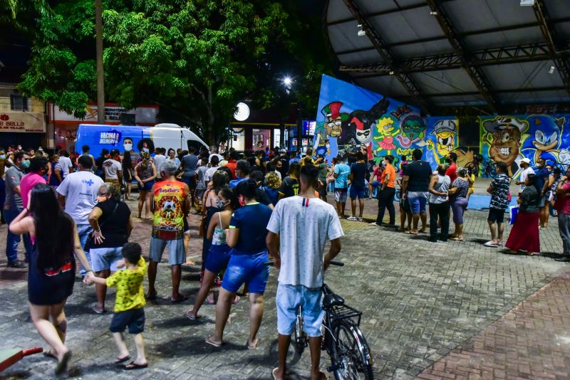 orujão da vacinação Praça da Biblia