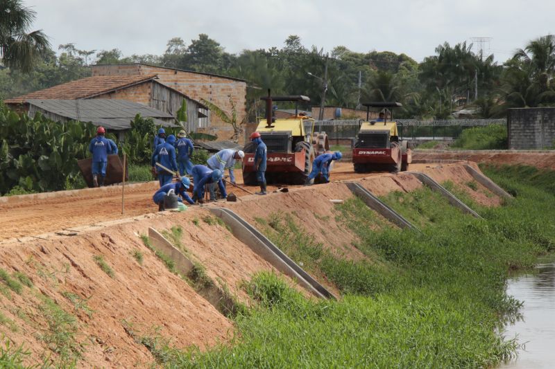 Obras no Canal das Toras - Águas Brancas