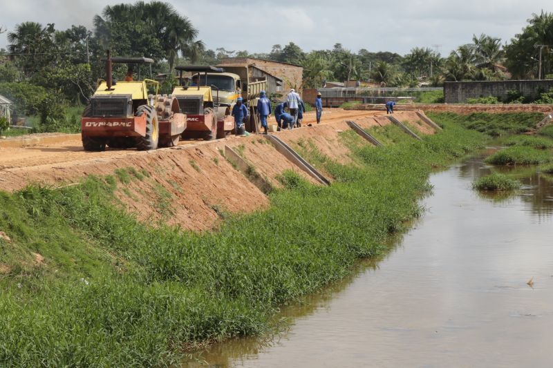 Obras no Canal das Toras - Águas Brancas