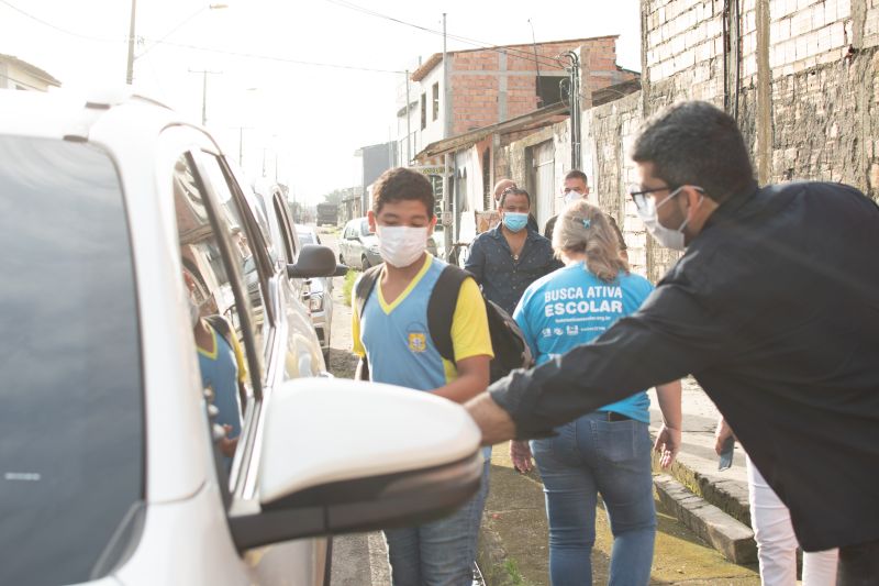 Busca ativa na EMEF Maria Emília