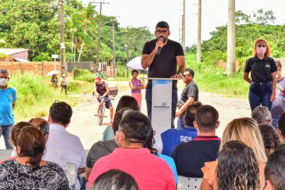 galeria: Assinatura da ordem de serviços na rua Santana do Aurá