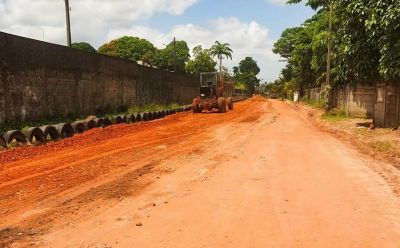 galeria: Obras avançam no bairro Águas Lindas