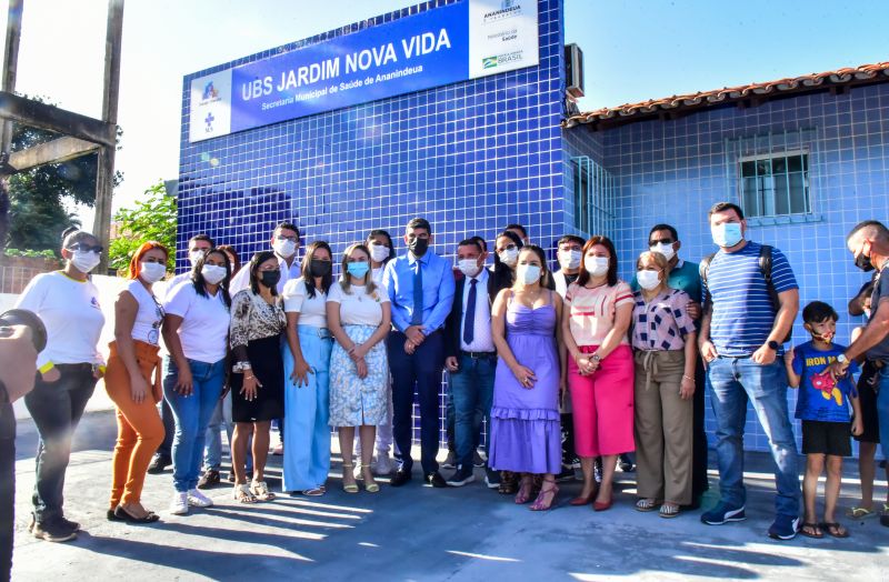 Entrega da UBS Jardim Nova Vida, estrada da Copem , s/n. Icuí -Guajará