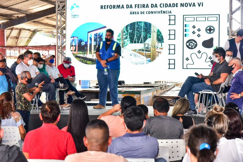 Apresentação do projeto de requalificação da feira do Complexo Cidade Nova VI