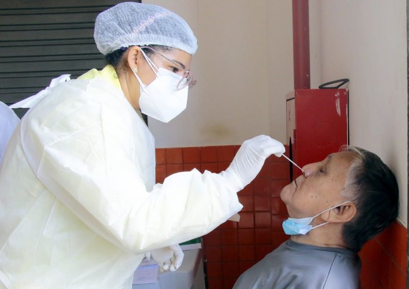 Inicio do novo posto de Testagem Covid no Abacatão