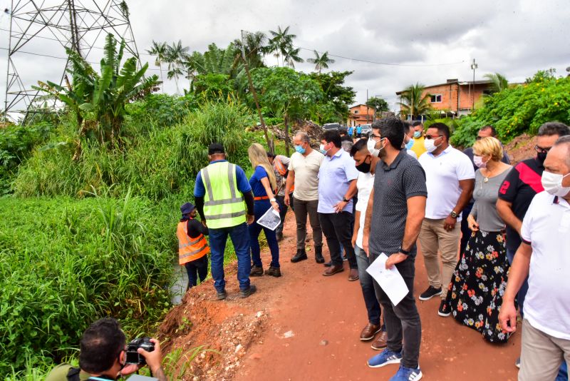 Visita técnica ao conjunto de divisa entre Ananindeua e Marituba