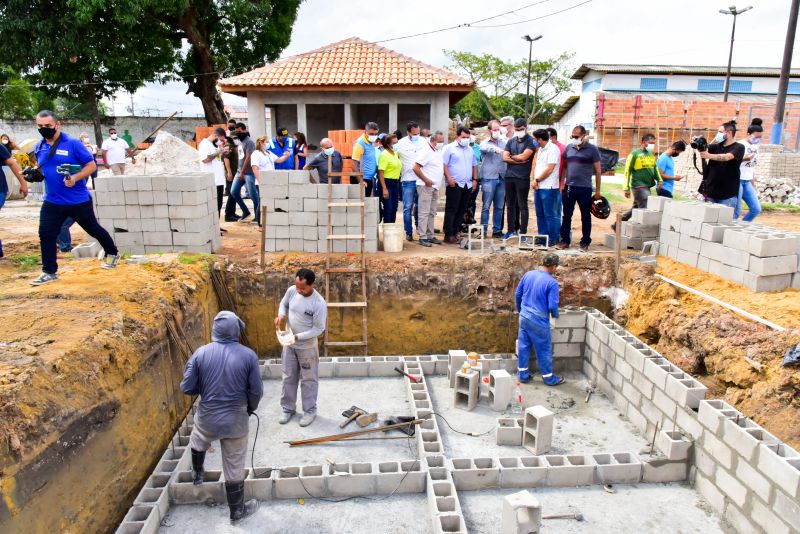 Visita técnica na praça central de Águas Lindas