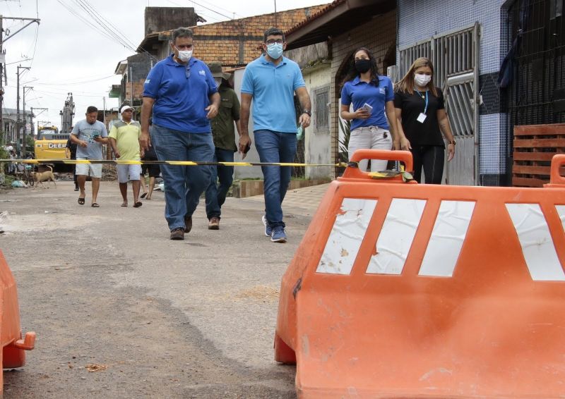 Visita técnica as Obras da rua L - Jaderlândia