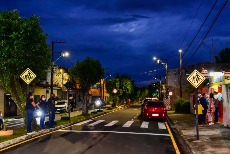 Inauguração asfáltica e iluminação de Led, das ruas do conjunto Abelardo Condurú, Coqueiro