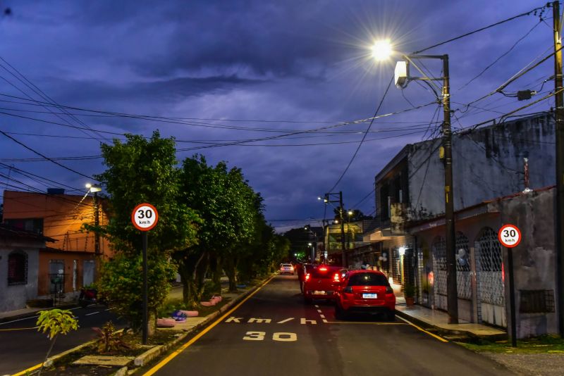 Inauguração asfáltica e iluminação de Led, das ruas do conjunto Abelardo Condurú, Coqueiro