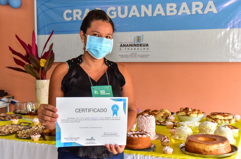 Certificação do Curso de Panificação Artesanal, Cras Guanabara