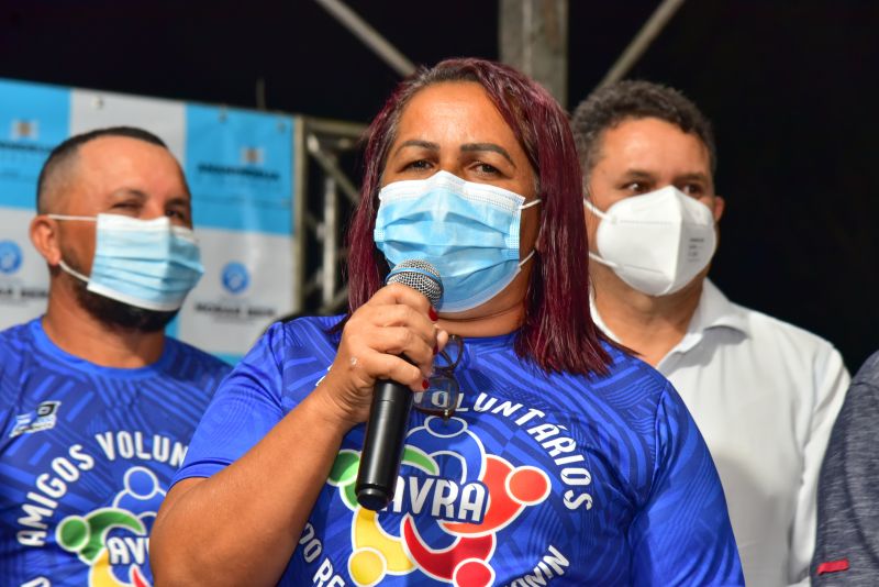 Entrega do programa de melhorias habitacional, Morar Bem. Residencial Ananin em Águas Brancas