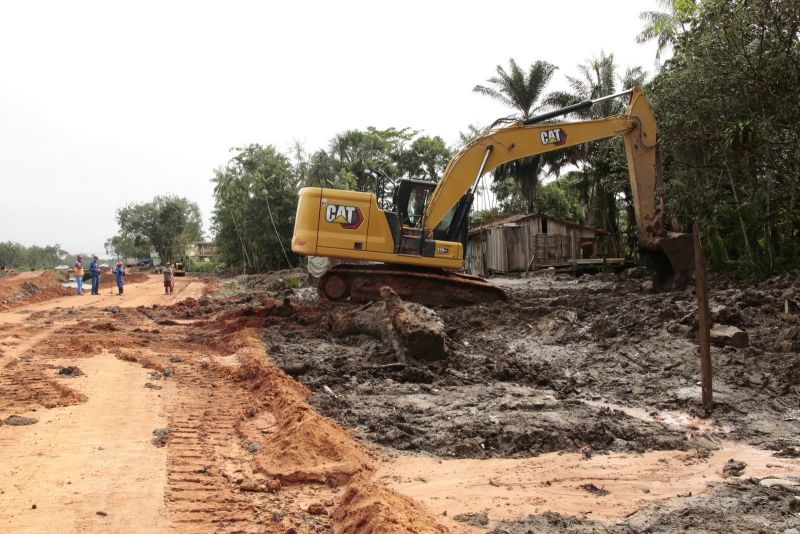 Visita técnica nas obras do trecho do Canal Maguariaçu – Passagem Itabira com a rua Cavalcante