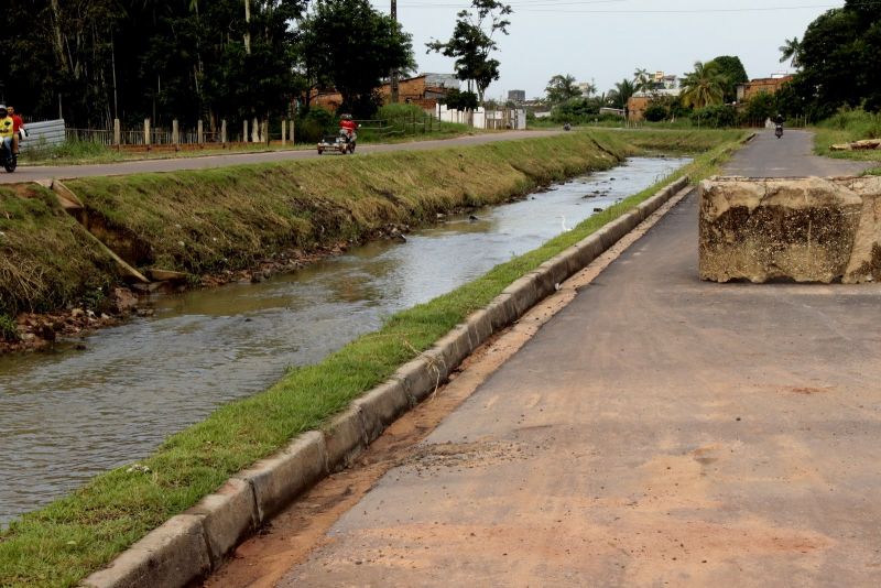 Visita técnica nas obras do trecho do Canal Maguariaçu – Passagem Itabira com a rua Cavalcante