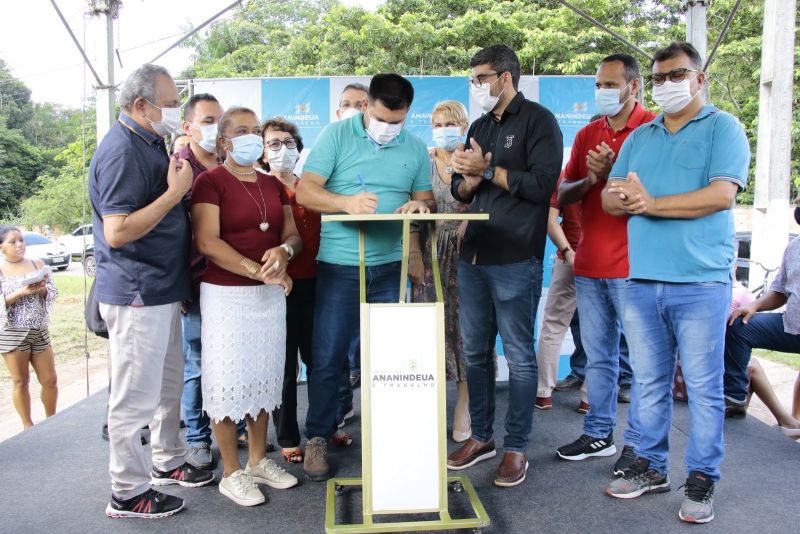 Ato de Assinatura de O.S para Construção da Unidade de Educação Infantil Bem Viver – Residencial Viver Bem