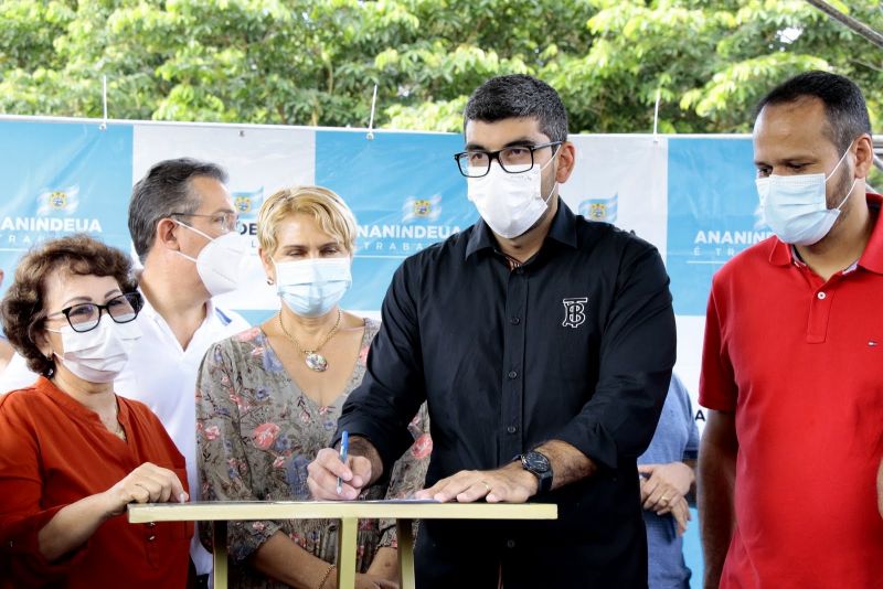 Ato de Assinatura de O.S para Construção da Unidade de Educação Infantil Bem Viver – Residencial Viver Bem