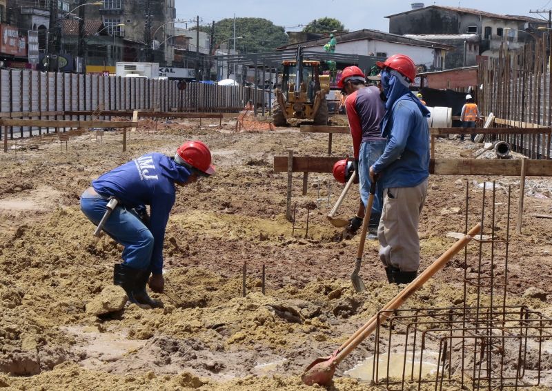 Visita ao andamento das Obras do Canteiro Central do Paar