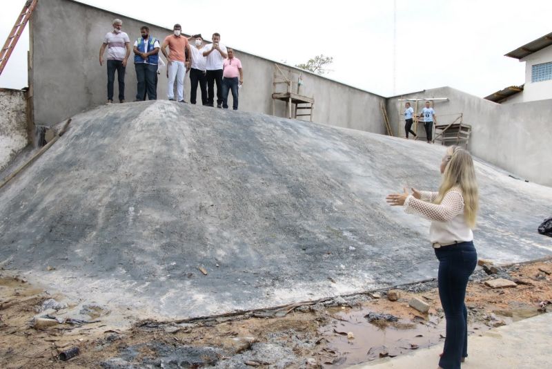 Visita técnica as obras da Praça da Águas Lindas