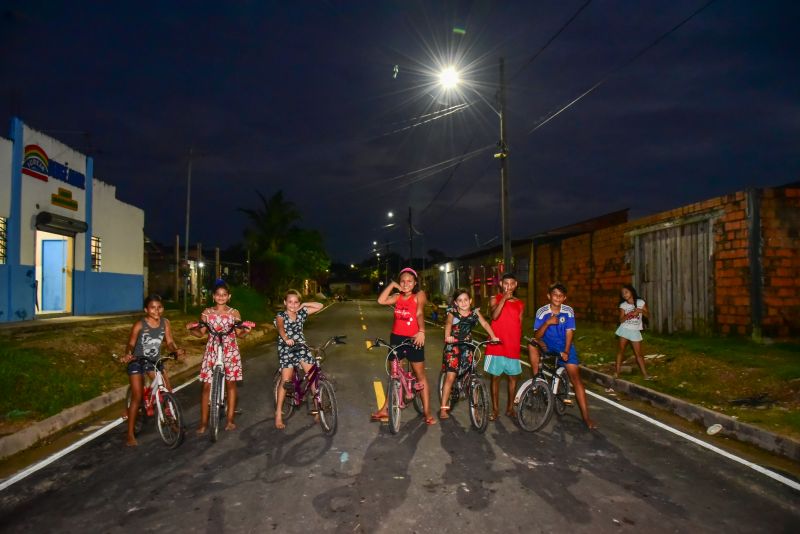 Inauguração asfáltica das ruas do Conjunto Parque Vitória Local: Estrada do Icuí, ruas do entorno da UPA