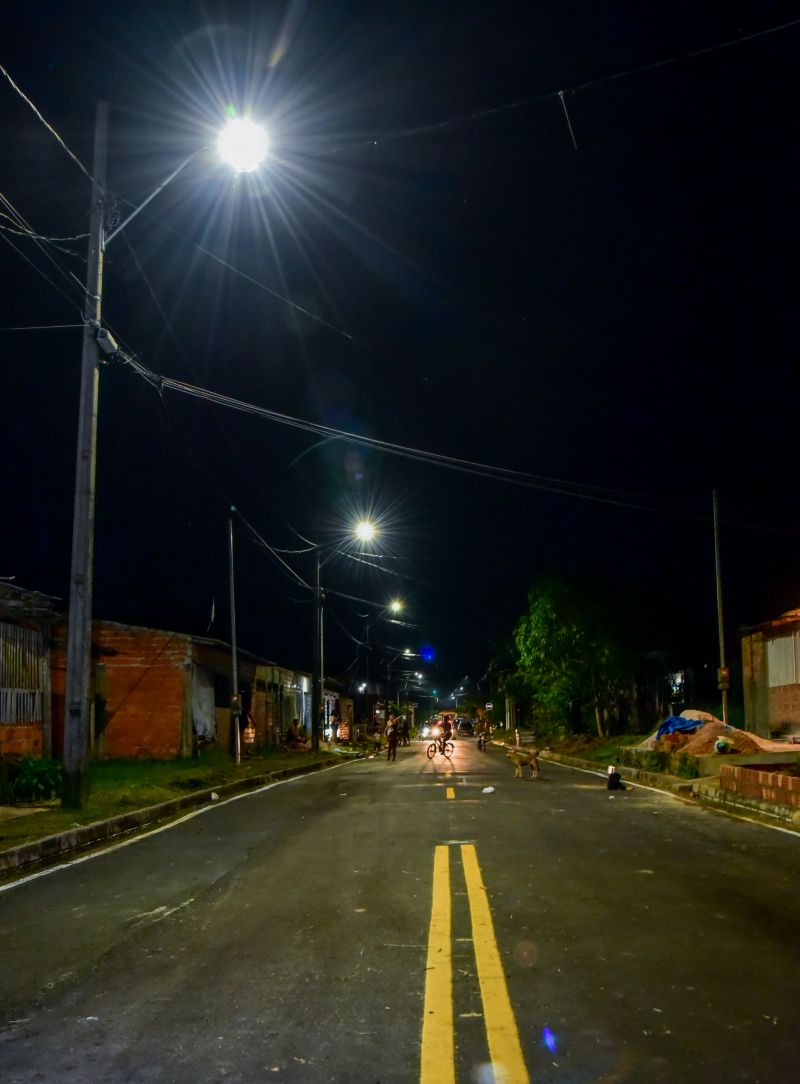 Inauguração asfáltica das ruas do Conjunto Parque Vitória Local: Estrada do Icuí, ruas do entorno da UPA