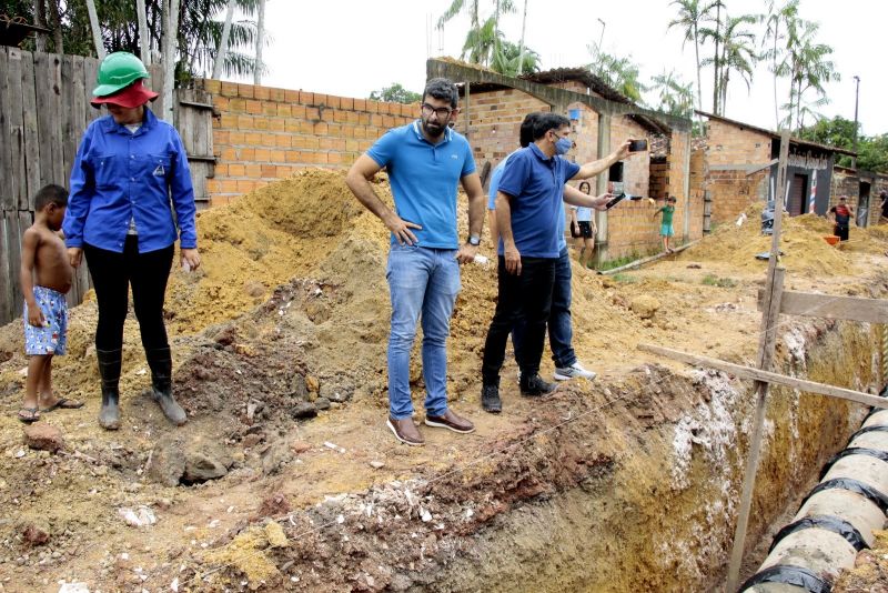 Visita as obras na Alameda São Francisco no Aurá