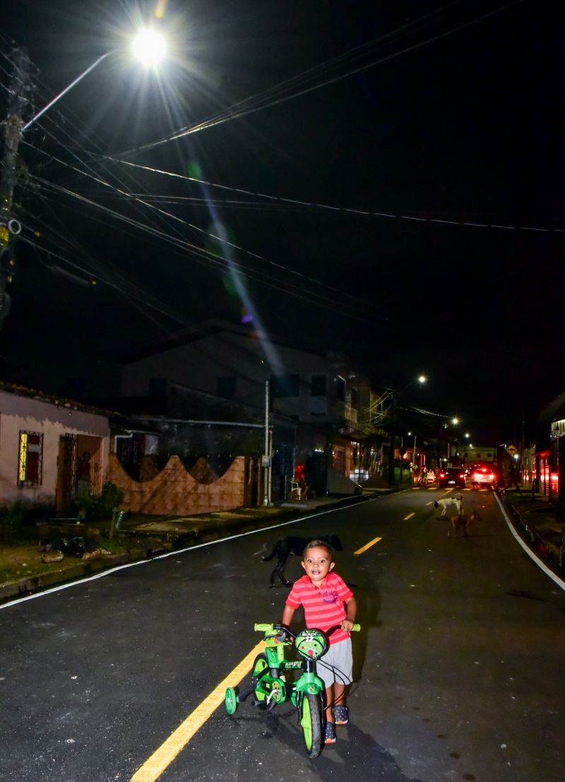 Inauguração de pavimentação asfáltica da 9ª rua do Guajará II