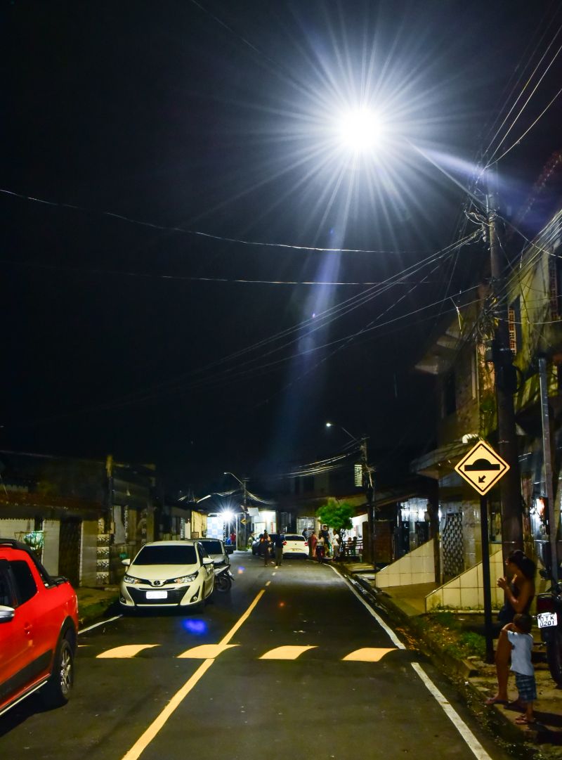 Inauguração de pavimentação asfáltica da 9ª rua do Guajará II