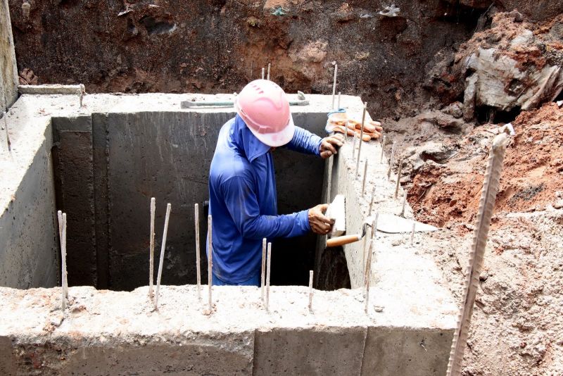 Visita Técnica as Obras de Infraestrutura Viária no Curuçambá - Drenagem e Esgoto na rua Guedes