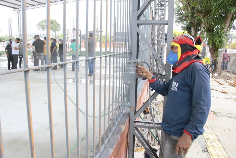 Visita ás Obras da Praça do Abelardo Condurú