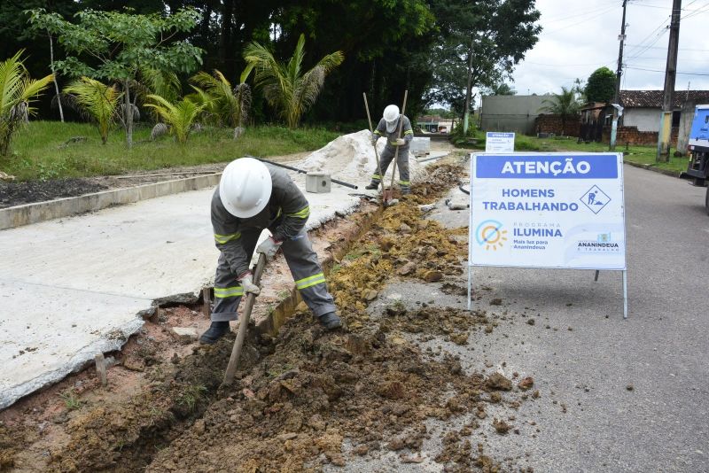 Obras no Bosque Marajoara no Conjunto Júlia Seffer