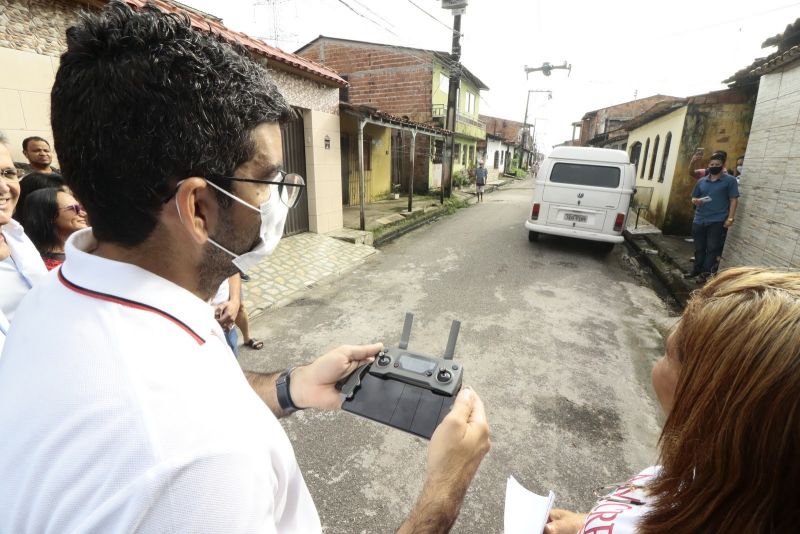 Voo Inaugural para Estudo de Regularização Fundiária da Área do Cristo Rei I e II-Icuí