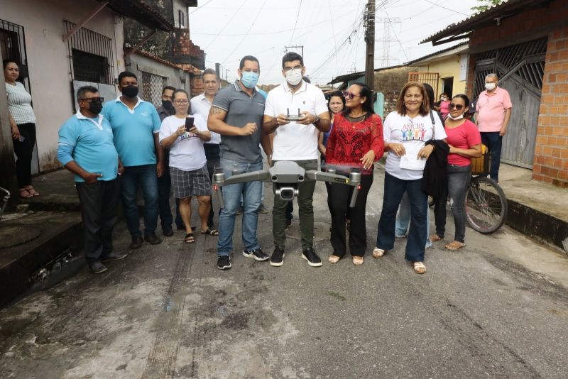 Voo Inaugural para Estudo de Regularização Fundiária da Área do Cristo Rei I e II-Icuí