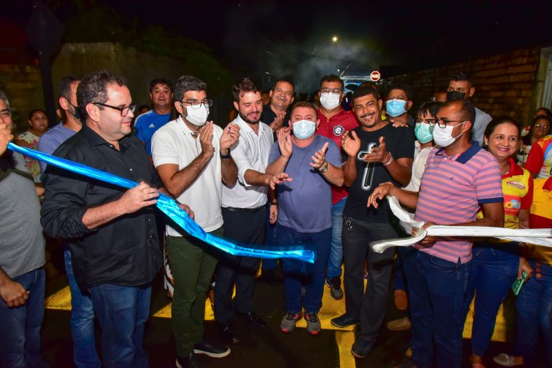 Inauguração asfáltica e Iluminação em Led da rua Boa União, Distrito Industrial