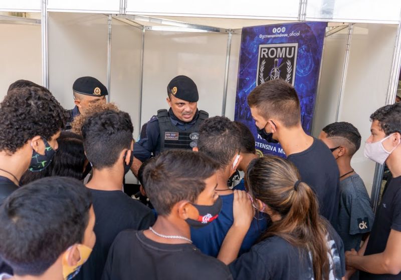 Cerimônia de reabertura do Projeto Anjos da Guarda