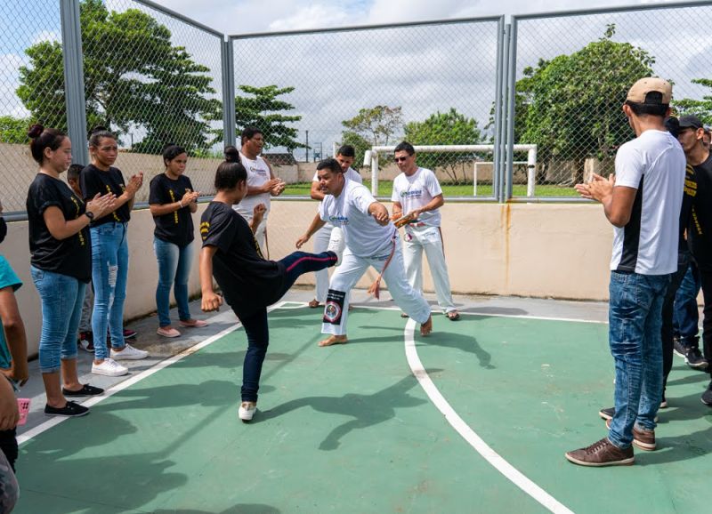 Cerimônia de reabertura do Projeto Anjos da Guarda