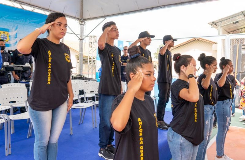 Cerimônia de reabertura do Projeto Anjos da Guarda