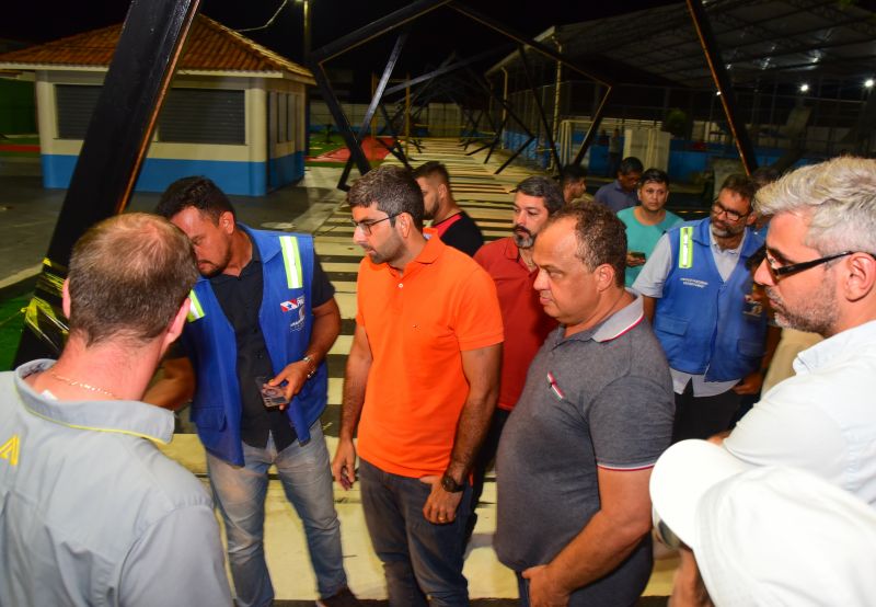 Visita técnica na Praça da Águas Lindas