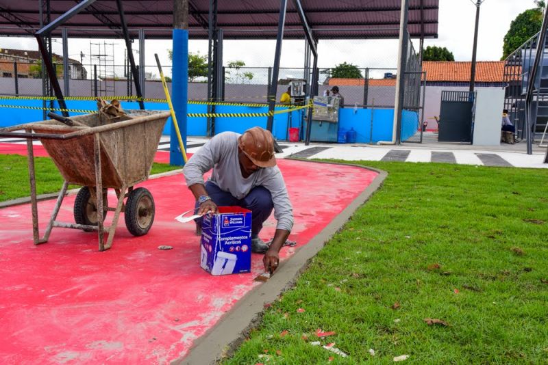 Visita técnica na Praça da Águas Lindas